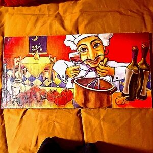 RAFUSE kitchen painting "Maurice"chef